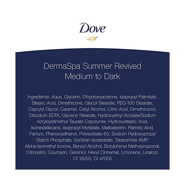 Dove-DermaSpa-Summer-Revived-Medium-to-Dark-Self-Tanning-Body-Lotion-200-ml Dove Summer Revived Medium to Dark Gradual Tanning Lotion For a Sun-Kissed Glow Self Tan Body Lotion Tanning Lotion For…