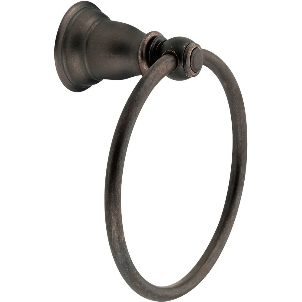 Moen YB5486ORB Kingsley Bathroom Hand Towel Ring, Oil-Rubbed Bronze