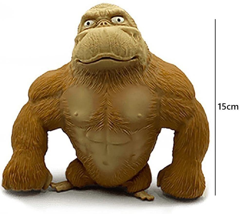 Gorilla Figure Toy,Latex Monkey Gorilla Toys Anime Figure Toys Latex