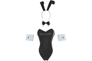 CR ROLECOS Bunny Costume Women Bunny Girl Senpai Cosplay One Piece Bodysuit