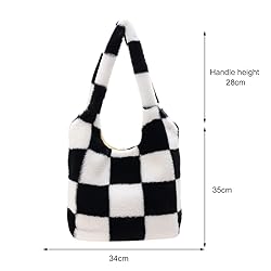 Plush Underarm Bag, Ladies Fluffy Shoulder