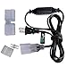 DELight 5x LED Flex Neon Rope Light Power Cord Splice Connector w/ Pin End Cap 2 Wire ACC