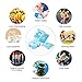 OICEPACK Ice Packs (set of 6) Cool Pack for Lunch Box Freezer Packs for Lunch Bags Coolers Ice Pack Slim Reusable Long Lasting lunch box ice packs interlocking Ice Packs as Ice Cube cooler Blue