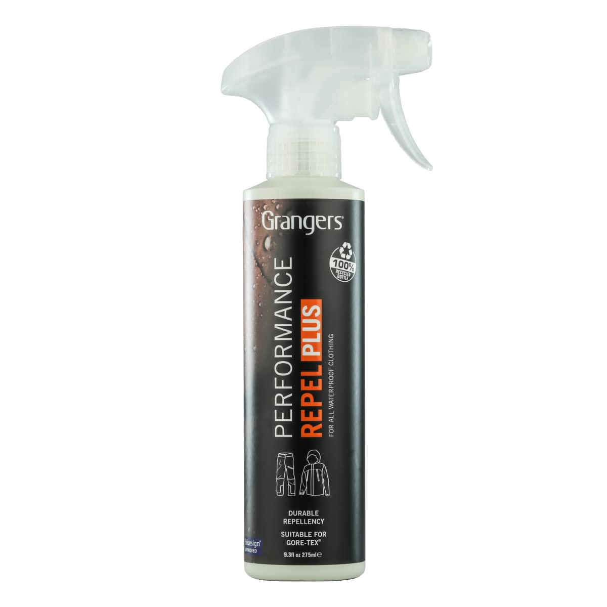 Granger's Performance Repel Plus Waterproofing Treatement, Plastic Spray Bottle, 9.3 oz
