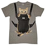 Kitty Cat Carrier Graphic T-Shirt - Large