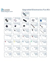 ELEGOO - Kit de arranque de componentes electrónicos