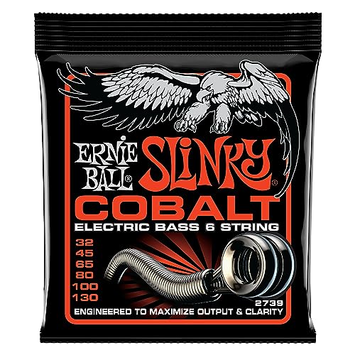 【正規品】 ERNIE BALL 2739 ベース弦 6弦 (32-130) 6-STRING COBALT SLINKY BASS コバルト・スリンキー・ベース