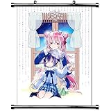 Amazon Com Roundmeup Happy Sugar Life Anime Fabric Wall Scroll