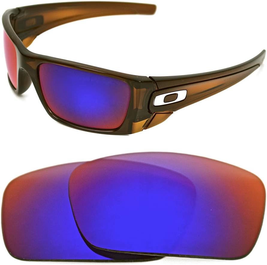 NEW POLARIZED CUSTOM LIGHT +RED LENS FOR OAKLEY FUEL CELL SUNGLASSES