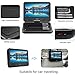 WONNIE 12.5 Inch Portable DVD Player with 4 Hour Rechargeable Battery,10.5