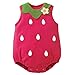 Norbi Cute Newborn Baby Comfy Romper Bodysuit Strawberry