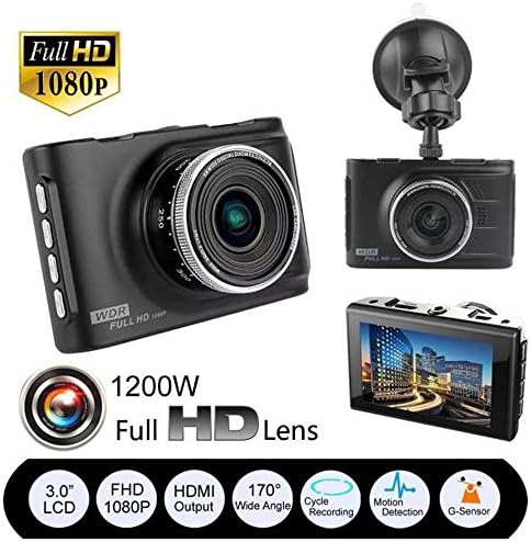 Car DVR,EEDI New Resolution 3'' Full HD 1080P LCD Car DVR CCTV Dash Camera G-sensor IR Night vision 170° Degree+Ultra Wide Angle Lens Vehicle Video Cam Recorder