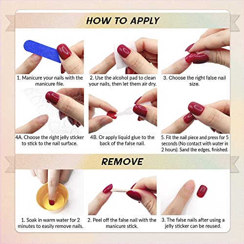 Qsnidy Chrome Press On Nails Almond, Metallic Sliver Mirrored Press On Nails Medium Glue on Nails, Acrylic Natural Fit Stick on Nails in 12 Sizes - 24 Fake Nails Kit for Women Daily & Party Wear - Image 5