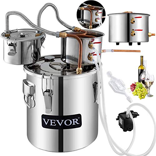VEVOR Moonshine Still 9.6Gal/ 38L Stainless Steel Water ...