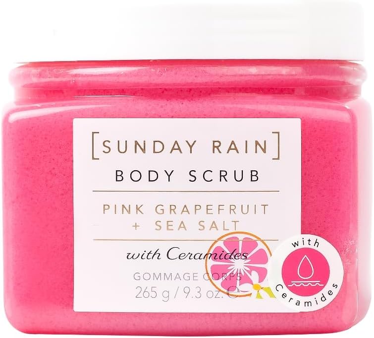 Sunday Rain Pink Grapefruit & Sea Salt Body Scrub 265g