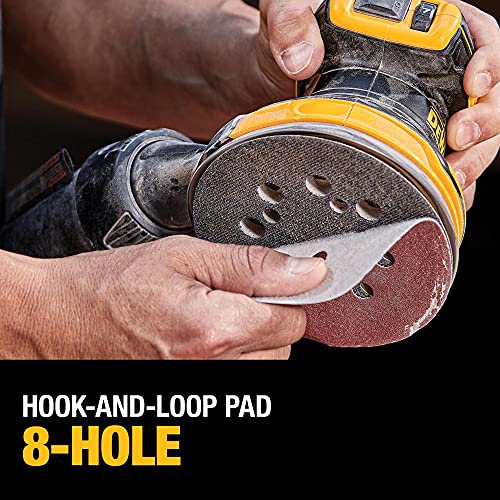 DEWALT 20V MAX Random Orbit Sander Kit, Cordless, 5Inch, 2.Ah, 8,000