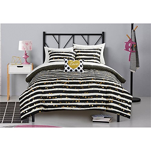 Casa Gold Glitter Bed in A Bag Set, Twin XL Pricepulse