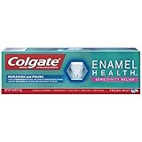 Colgate Enamel Health Sensitivity Relief Toothpaste, Fresh Mint 4 oz (Pack of 6)