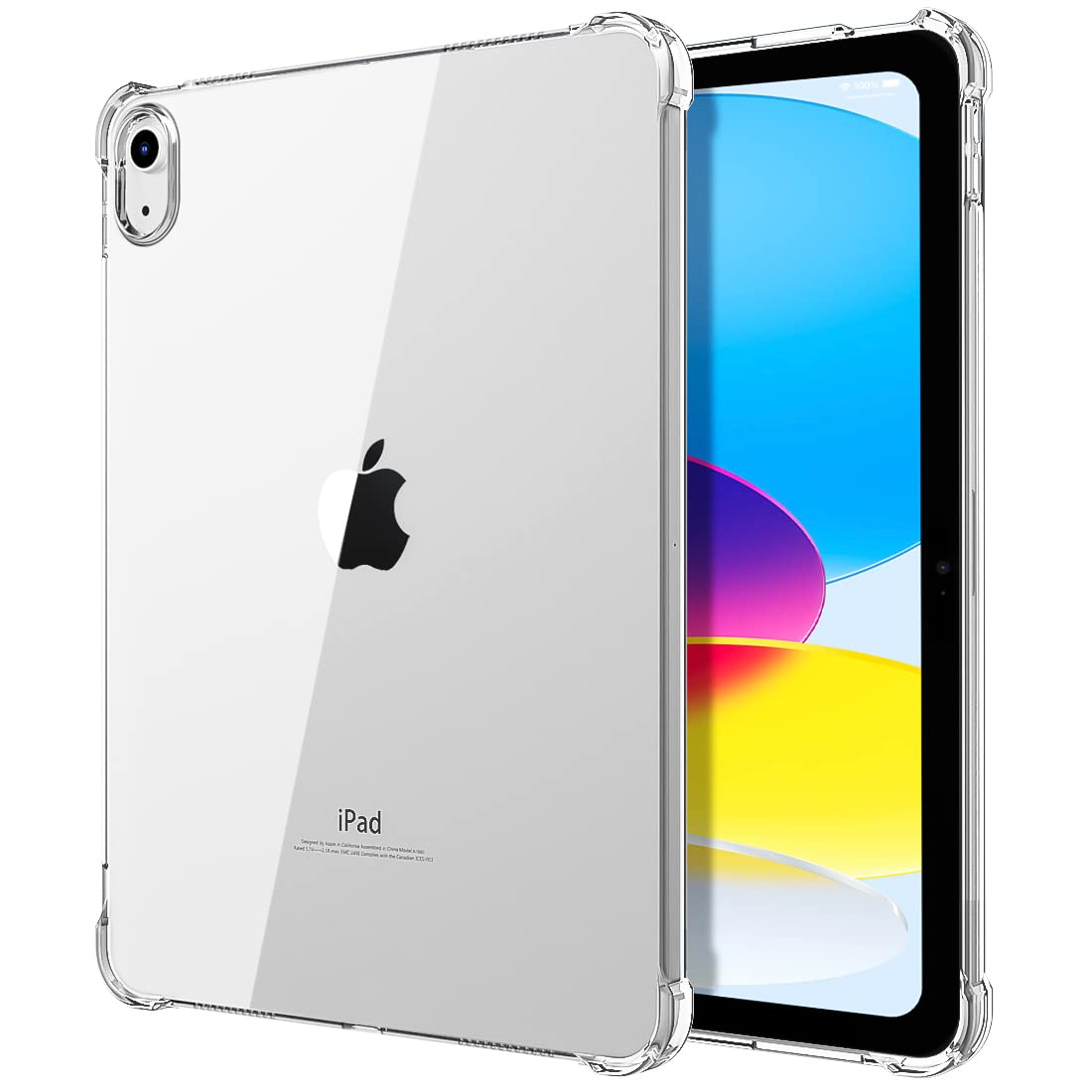 TiMOVO Clear Case for iPad (A16) 11th Generation 11 Inch 2025, iPad 10th Generation Case 10.9 Inch 2022, Slim & Lightweight Soft TPU Transparent Back Protective Cover, Clear