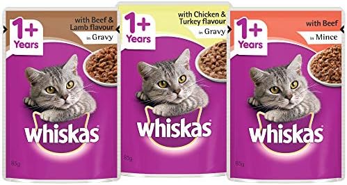 whiskas cat food pouches