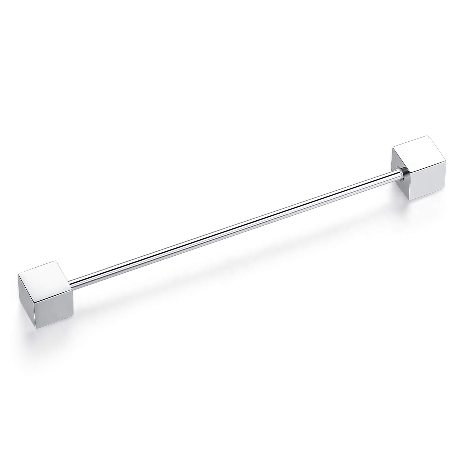 HONEY BEAR 2.52" Tie Collar Bar Pins Brooches for Mens Shirts Business Wedding Gift,64mm