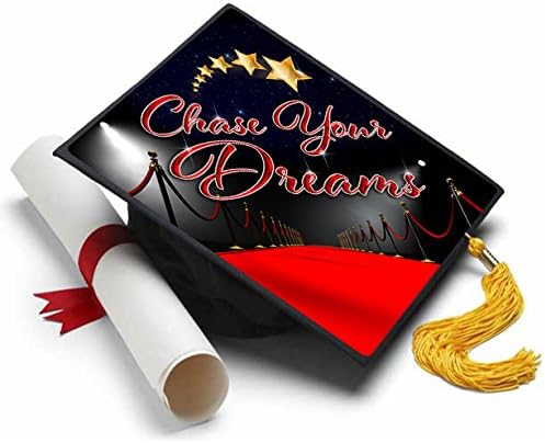 Amazon Com Tassel Toppers Chase Your Dreams Grad Cap Decorated