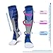 Compression Socks(20-30 mmHg) for Men Women, for Running, Pregnancy, Flight, Travel, Nursing, Boost Stamina, Speed Up Recovery, Better Blood Circulation, Blue,1 Pair (Blue S/M)