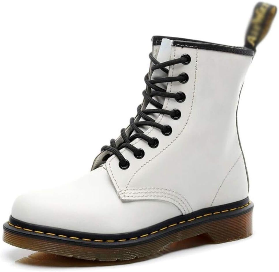 white martin boots