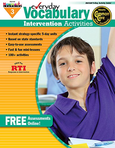 Everyday Vocabulary Intervention Activities for Grade 3