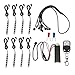 Audew Motorcycle ATV 8 Strips RGB LED Light Kit Remote Controller Multi-Color Neon Lights Glow for BMW Honda Kawasaki Suzuki Ducati KTM Harley