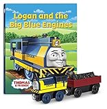 Thomas & Friends Wooden Railway Logan and the Big Blue Engines Book Pack