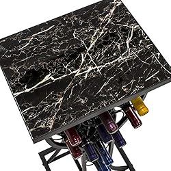 Sorbus® Marble Wine Rack Console Table