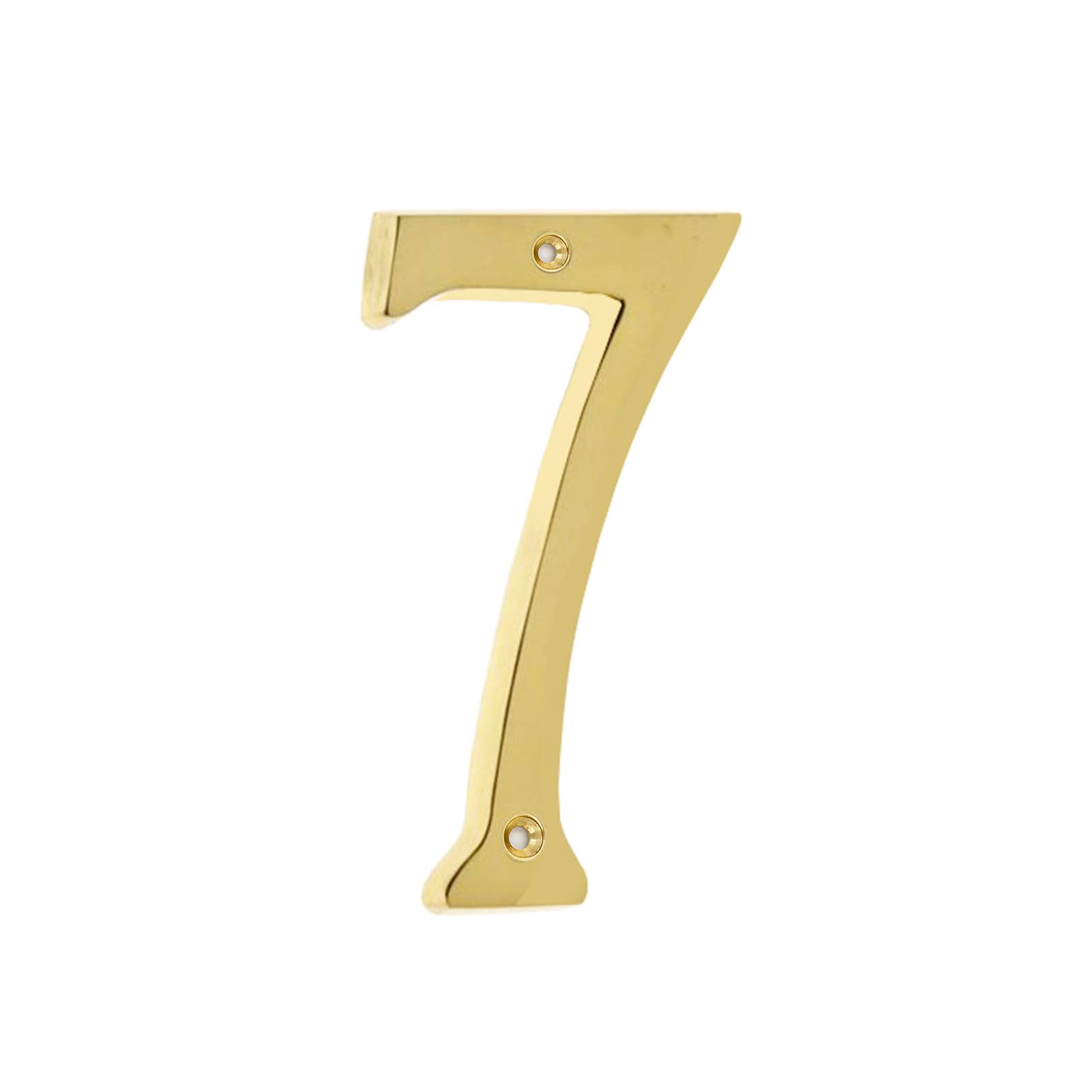 Bebarley 3 Inch Premium Bright Solid Brass Door House Numbers and Street Address Plaques Numbers for Residence and Mailbox Signs.