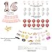 54 Pack Bonus - Ultimate Sweet 16 Party Bundle | Cake Topper | Birthday Sash | Birthday Banner | Photo Booth Props | 100% Satisfaction Guaranteed