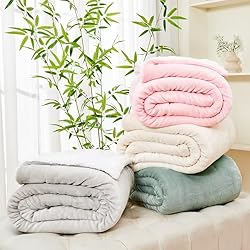 Andency Sherpa Fleece King Size Blanket for Bed