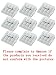 TangsFire Pack of 9 PCS AA / AAA Battery Storage Hard Case Box