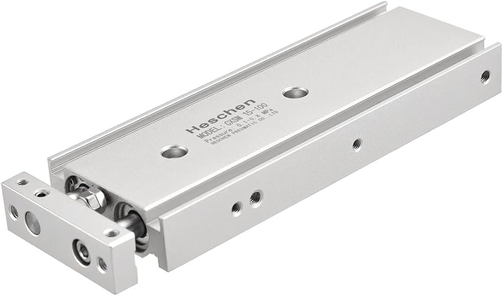 Heschen CXSM 15-100 Aluminum Pneumatic Slide Air Cylinder 15mm Bore 100mm Stroke