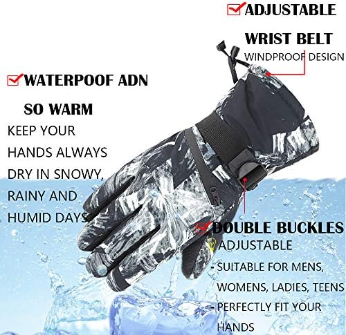 Winter fleece gloves for outdoor sports activities, priced at $21.99.