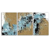 3 Piece Canvas Wall Art - Abstract Art - Canvas Prints Home Artwork Decoration for Living Room,Bedroom - 16