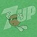7 Up Retro Logo Licensed Mens T-Shirt-Large Green Heather