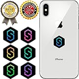 EMF Protection Anti-Radiation Shield [6 Ct] Premium EMF Anti-Radiation Protector for Mobile/Electronic Devices, High Density Negative Ions for Most Effective EMF/EMR Neutralizer Shield by SupremeWorks