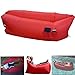 Henscoqi Outdoor Convenient Inflatable Lounger Counch Portable Air Sleeping Bag Air Sofa Air Bed for Summer Camping Beach