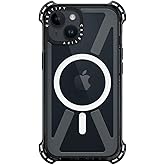 CASETIFY Bounce iPhone 14 Case [6X Military Grade Drop Tested / 21.3ft Drop Protection/Compatible with Magsafe] - Clear Black