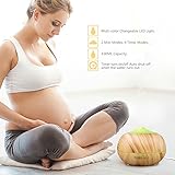 Tenswall Essential Oil Diffuser, 400ml Aromatherapy Diffuser Ultrasonic Cool Mist Humidifier, Auto Shut-off, 4 Timer Settings, 7 Color LED Lights Changing for Home Office Baby (Yellow)