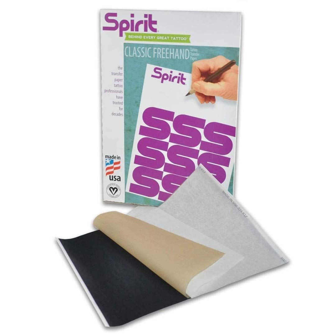 Spirit® Classic Freehand Tattoo Stencil Transfer Paper, 8.5