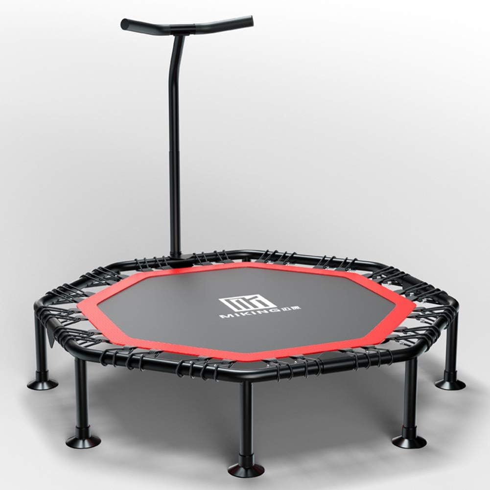 JHSHENGSHI Outdoor Trampolines for Adults Campaig Sports Fitness Trampoline/Indoor trampoline/Exercise Workout Jumper with Stability Bar Indoor Trampolines for Adults