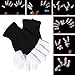 HITOP MAGIFIRE Flashing Colorful LED Light Up Show Gloves, Novelty (Kids, Whole Fingers)