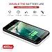 iPhone 7 Plus Battery Case,iPosible Extra Slim Rechargeable Protective Charging Case 4000mAh,Portable Charger Cover with LED Indicator for iPhone 7 Plus (5.5 inch)