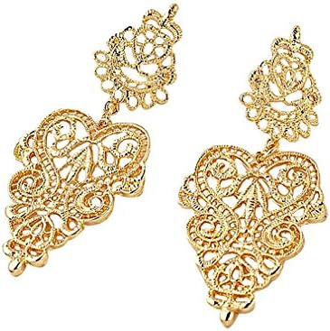Discount Jewelry, Women's Elegant 18K Gold / Silver Plated Bohemian Stile Fashion Dangle Earrings, Gold