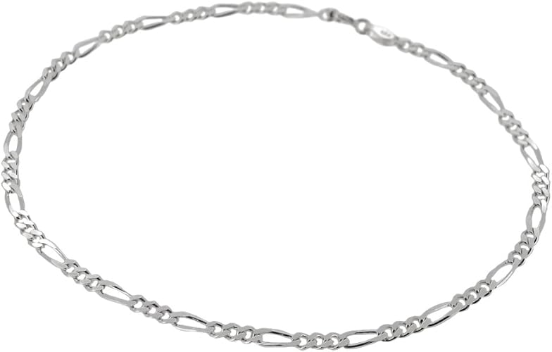 Amazon 新宿銀の蔵 フィガロチェーン シルバー925 メンズアンクレット メンズ ジュエリー 通販
